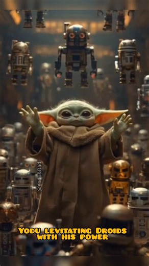 Grogu's strong powers. #grogu #themandalorian #babyyoda #trendingshorts #familyshorts #cuteshorts