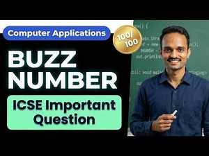 Buzz Number Program in Java | 2026 Important Questions | ICSE Class 10 Computer Applications