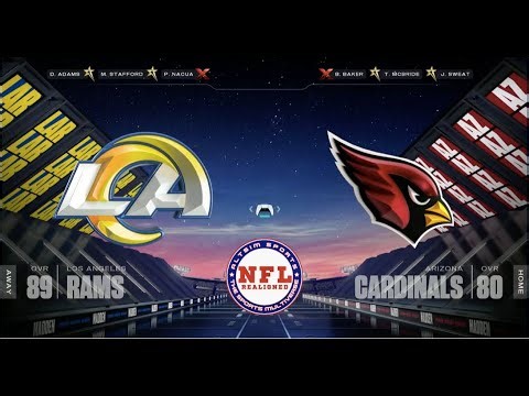 NFL REALIGNED 2025 Week 17 - Los Angeles Rams (6-9) @ Arizona Cardinals (7-8)