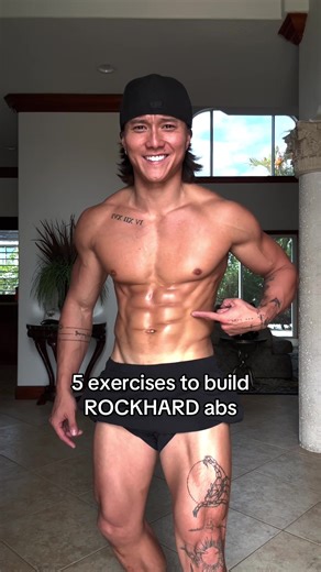 5 exercises to build ROCKHARD abs // 1 dumbbell only | abs workouts