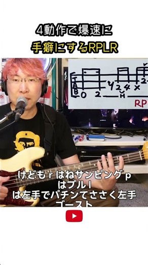 Master Slap Bass Speed with the 4-Step RPLR Technique #shorts