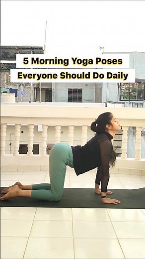 ​5 Morning Yoga Poses Everyone Should Do Daily | Best Yoga Routine for Beginners || #MorningYoga