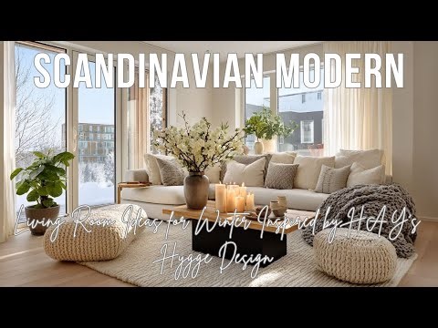 Scandinavian Modern Living Room Ideas for Winter Inspired by HAY’s Hygge Design