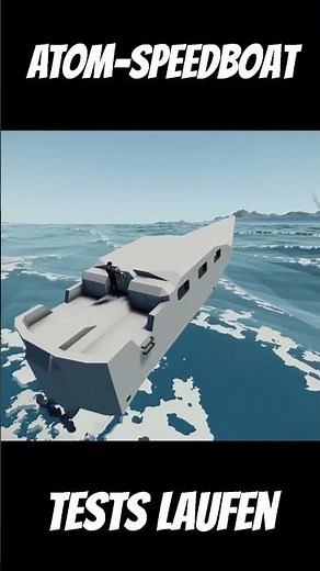 Speedboat mit purer Atomkraft in Stormworks