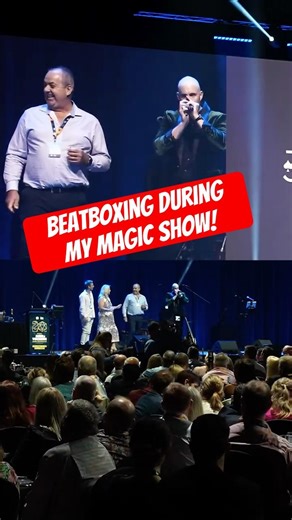 Beatboxing during my corporate Magic Show! #magicshow