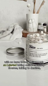 Achieve a brighter smile while lessening the impact of your daily routine. Our Toothpaste Bits deliver all the plaque-fighting power of traditional toothpastes, without harsh chemicals or unnecessary plastics. | Bite