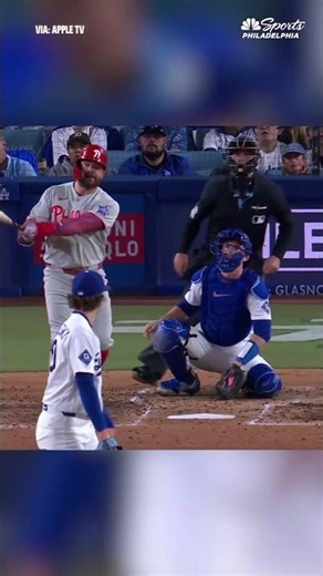 A Schwarbomb to DEAD CENTER ends Wrobleski's no-hit bid 💪