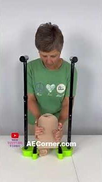 How to put on your compression socks with Steve Complete (demonstrated by AECorner)