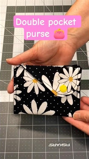 double pocket purse 👜#stitching idea's #bags#handmade#