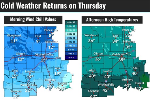 Freezing drizzle, icy roads returning to OKC: See forecast, weather alerts