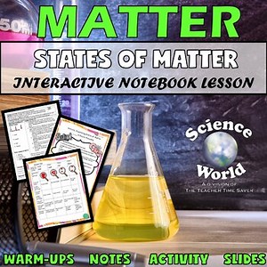 States of Matter Lesson- Physical Science Middle School