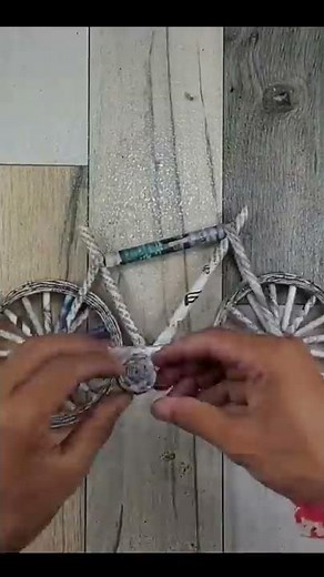 Newspaper Cycle Making Easy #shorts #newspapercraft #crafts #diy #viral