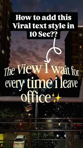 How to Add Viral Text Style in 10 Seconds | Trending Instagram Reel Text Effect Tutorial #tutorial