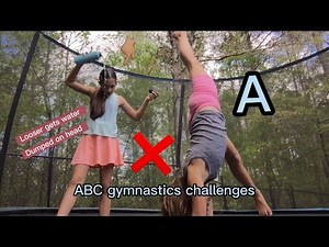 EXTREME ABC GYMNASTICS CHALLENGE!!!! ( Alexa and Alana)
