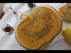 Soupe turque de lentilles corail - Mercimek çorbasi