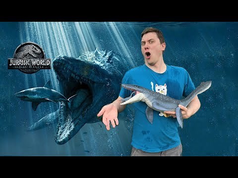 UNBOXING "Real Feel" Mosasaurus from Jurassic World Fallen Kingdom by MATTEL