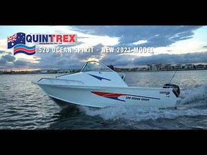 Quintrex 520 Ocean Spirit - New 2021 Model - Available at JV Marine World