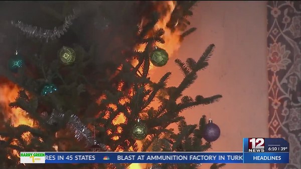 How to prevent a Christmas tree fire