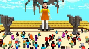 189K views · 12K reactions | ¡100 JUGADORES vs el JUEGO DEL CALAMAR (Squid Game) en MINECRAFT! ¡100 JUGADORES vs el JUEGO DEL CALAMAR (Squid Game) en MINECRAFT!  Juega SQUID GAME en MC.VICNIX.NET (Servidor JAVA/BEDROCK no premium!) | Invictorrose | Facebook