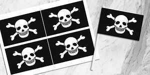 Jolly Roger Pirate Flag Printable