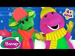 It's Winter Time | Holiday Compilation for Kids | NEW COMPILATION | Barney the Dinosaur