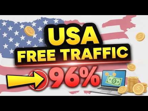 CPA Marketing USA Free Traffic Source | Full Tutorial 2026