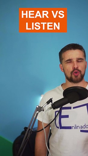 Hear vs Listen - różnice | Enlinado