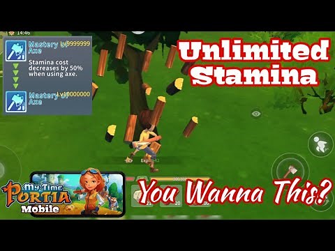 My Time At Portia Android-Make Unlimited Stamina & Level Skills