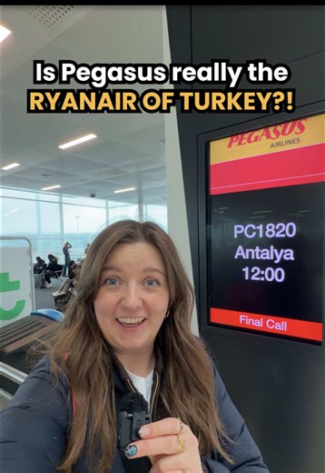 The RYANAIR of Turkey you say? 🤔 let’s give PEGASUS a go! ✈️ 💾 SAVE THIS for the future and tag someone who flies to Turkey a lot to send them this review! ✈️ WHO ARE PEGASUS? ✈️ Is it a mythical horse? Well yes, but it’s also a Turkish low cost airline with tiny baggage allowance, hence why many have drawn parallels to Ryanair, 🗺️ WHERE DO THEY FLY?! 🗺️ They have several routes between the UK and Turkey, as well as many other European destinations - and lots of domestic Turkish flights too.