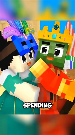 Prince in his kingdom #minecraft #minecraftanimation #