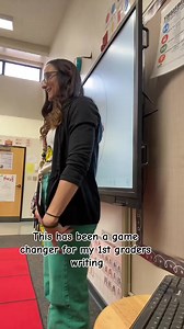 Writing Rhyme Trick for 1st Graders! This clever writing rhyme has been a game changer for helping 1st graders stay engaged and motivated during writing practice. It turns writing into something fun, rhythmic, and memorable, making the process smoother and more enjoyable. Credit to @desahuntreyes for this creative classroom hack! #teacher #teachersoftiktok #teachertok #firstyearteacher #teacherhack #teachertips #school #kindergarten #preschool #teachers #teachertiktok #activities #kidsactivities