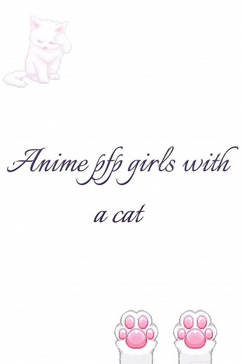 Anime Girls with Cats