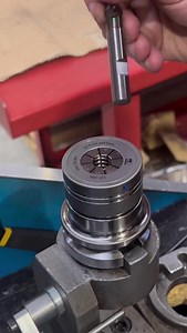 Have you ever seen a tool holder like this? This holder is from SK Schuessler. This is for helping tool pull out. So you add this little piece into the Weldon on the tool and then screw it down into the collet before you tighten it. #machining #machine #instagood #worldofengineering #cnc #engineering #machine #journeyman | Theukmachinist