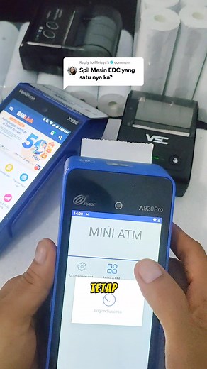 Mesin EDC Pax A 920 Pro - Informasi Pemasangan Thermal Printer