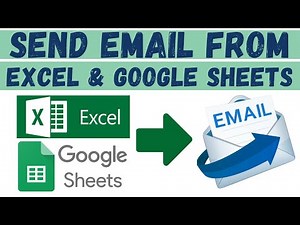 Send Email directly from Excel and Google Sheets using a Formula