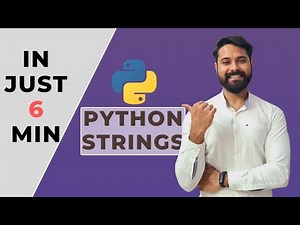Python Strings explained in just 6 minutes with BONUS