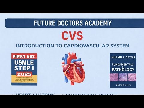 CVS 》 Trial class # 3 | Cardiovascular System Basics | Heart Anatomy & Physiology | MBBS
