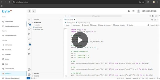 module-2 🚀 Exploring Quadrature Amplitude Modulation (QAM) with Python Quadrature Amplitude Modulation (QAM) is a widely used digital modulation technique in modern communication systems such as… | k. Ganesh
