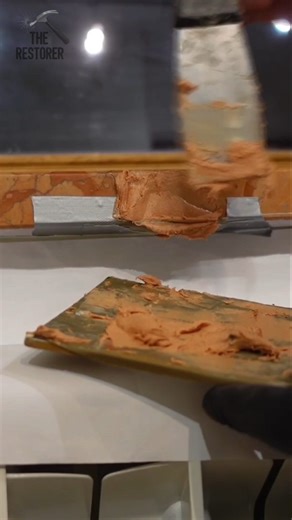 The Restorer on Instagram: "How I Restored a Damaged Stone Window Sill. Used a strong two-component putty for stone and marble + touch-up paints + varnish = Excellent Result👍 🔸And how would you restore this damage?🤔 #therestorer #restoration #repair #diy #lifehacks"