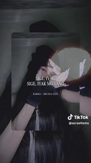 Karma | by: @Skusta Clee | 2 #CapCut #karma #azraeltems #lyrics #fyp
