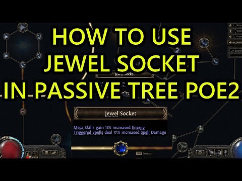 Path of Exile 2 How to Put Jewels in Passive Skill Tree. How to Use Jewel Socket in Skill Tree POE2