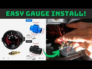 Secondary/Aftermarket coolant temperature gauge install - Walk round