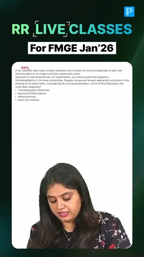 🧬 FMGE Jan ’26 prep begins here! Dr. Preeti Sharma covers Pathology Part 1 with crystal-clear explanations and high-yield takeaways. Don’t miss it! 💯 . . #medical #medicos #medicalstudent #medstudent #medstudy #futuredoctor #doctor #fmge #fmgestudent #prepladder | PrepLadder Medical