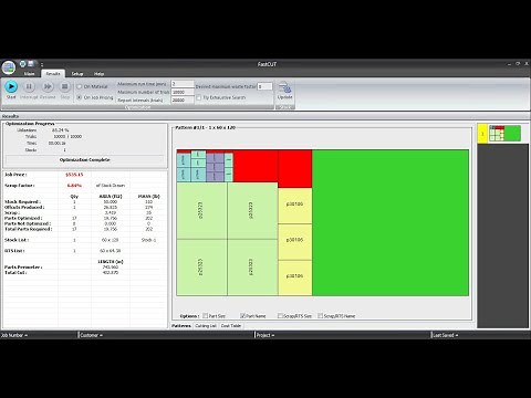 FastCUT v7 Rectangular and Linear Optimizer