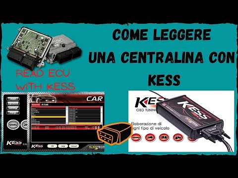 COME LEGGERE UNA CENTRALINA AUTO CON KESS - READ ECU WITH KESS