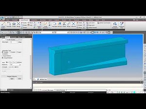 Mô hình tính toán Dầm I33 m trong Mida Civil