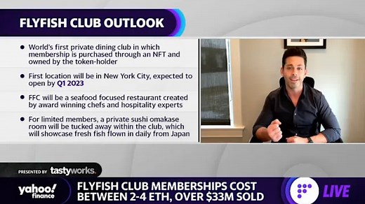 NFT restaurant membership ‘first use case of a utility-based project’: FlyFish Club CEO