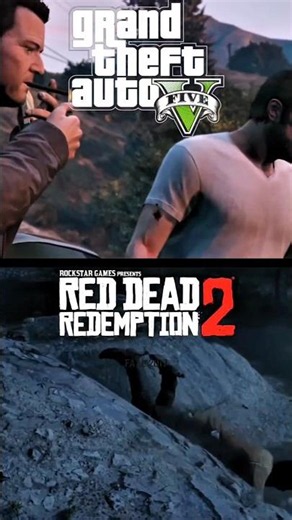 who is best rdr2 or GTA5🧐#shorts