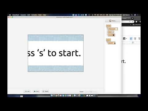 Greenfoot Programming - Adding Intros and Instructions