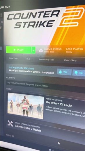 Harta Cache revine pe Counter Strike #cs2 #map #update #cache